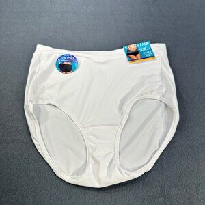Vanity Fair Women's Size Large 7 Panty Brief Beyond Comfort White New With Tags